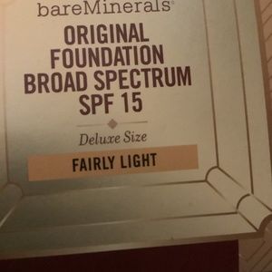 Bare Minerals original foundation broad spectrum SPF deluxe size foundation.